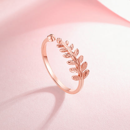 legant and Versatile 18K Rose Gold Plated Plain Band Ring - The Perfect Stylish Gift for Your Girlfriend