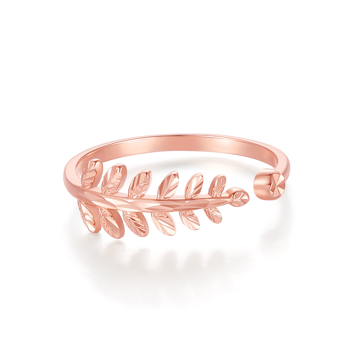 legant and Versatile 18K Rose Gold Plated Plain Band Ring - The Perfect Stylish Gift for Your Girlfriend