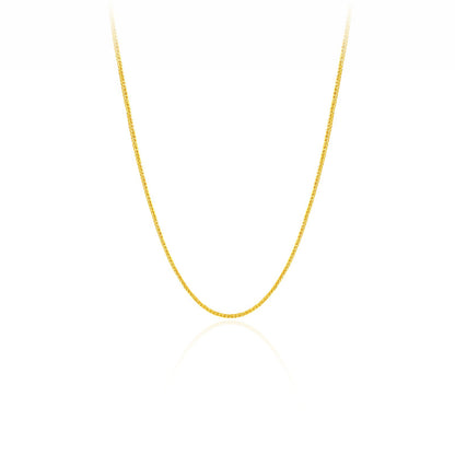 SUNFEEL 24K Gold Chopard Necklace Gold Chain Necklace Jewelry Gifts for Women