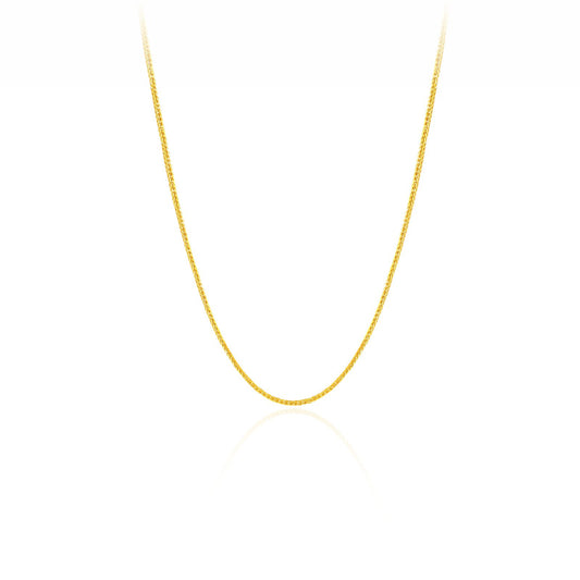 SUNFEEL 24K Gold Chopard Necklace Gold Chain Necklace Jewelry Gifts for Women