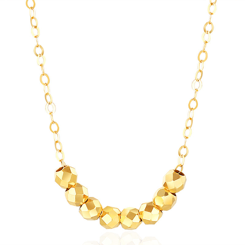 SUNFEEL's New 18K Gold Dance Party Bead Pendant Necklace: A Chic and Trendsetting Gift for Your Fashionista Partner