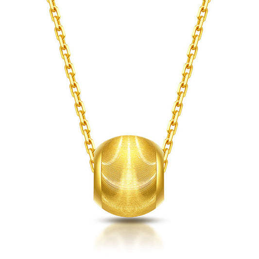 24k Gold Lucky Bead Pendant