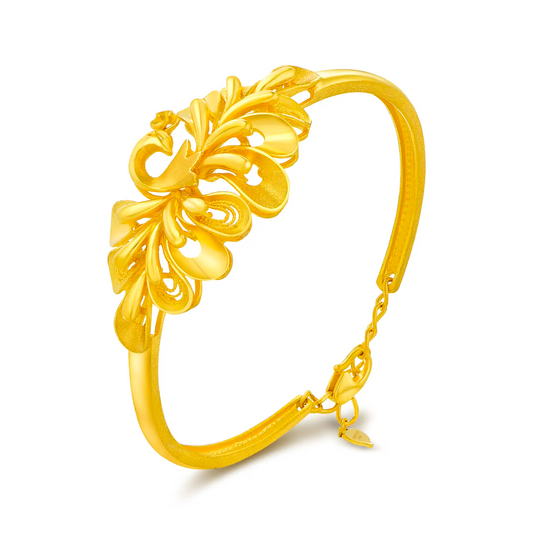 24K Gold Phoenix Adjustable Bracelet